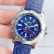 GF Factory Copy Breitling Avenger II GMT 2836 watch Blue Dial Blue Rubber Band (3)_th.jpg